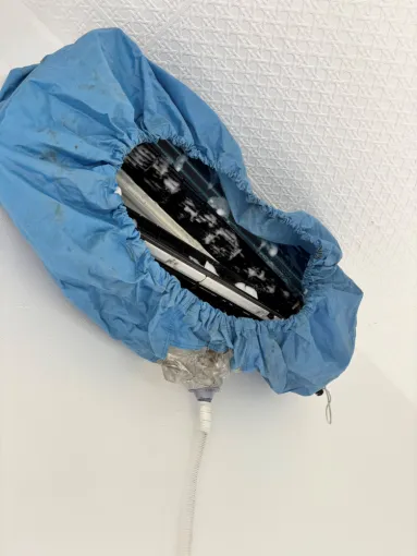 desinfection de la climatisation a eau pulverisé 