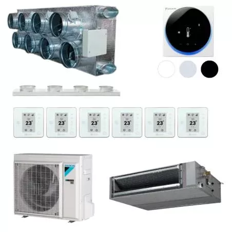 PACK DAIKIN, mais possibilité d'installer avec d'autres marques.